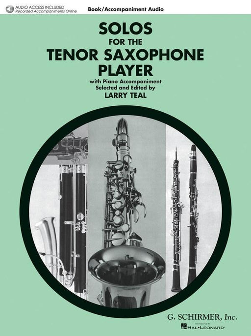 Solos for the Tenor Saxophone Player, Book & Online Audio-Woodwind-G. Schirmer Inc.-Engadine Music