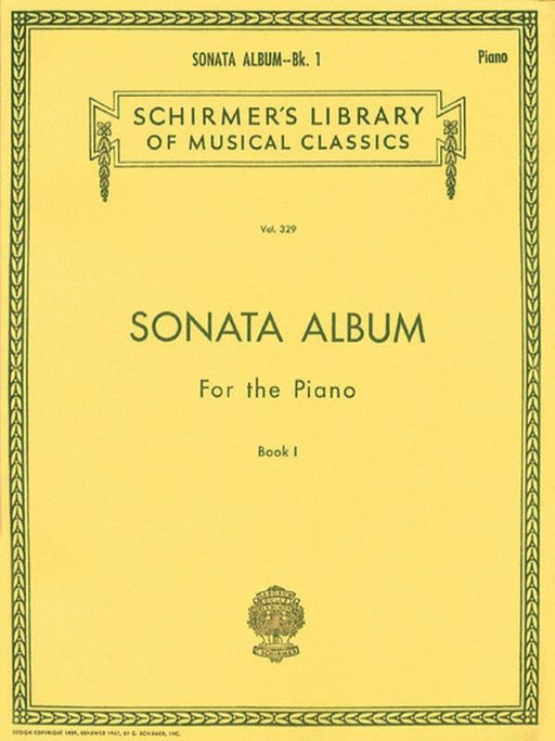 Sonata Album for the Piano Book 1-Piano & Keyboard-G. Schirmer Inc.-Engadine Music