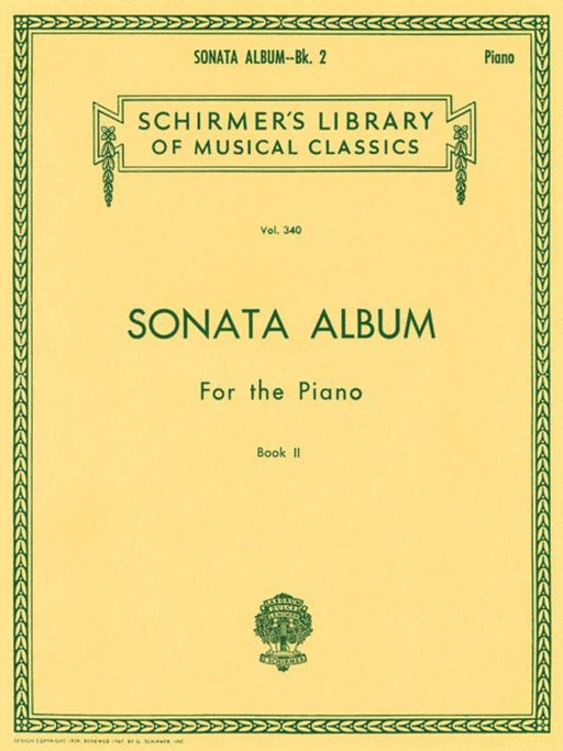 Sonata Album for the Piano Book 2-Piano & Keyboard-G. Schirmer Inc.-Engadine Music