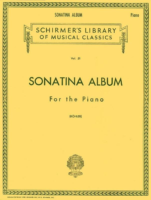 Sonatina Album for the Piano-Piano & Keyboard-G. Schirmer Inc.-Engadine Music