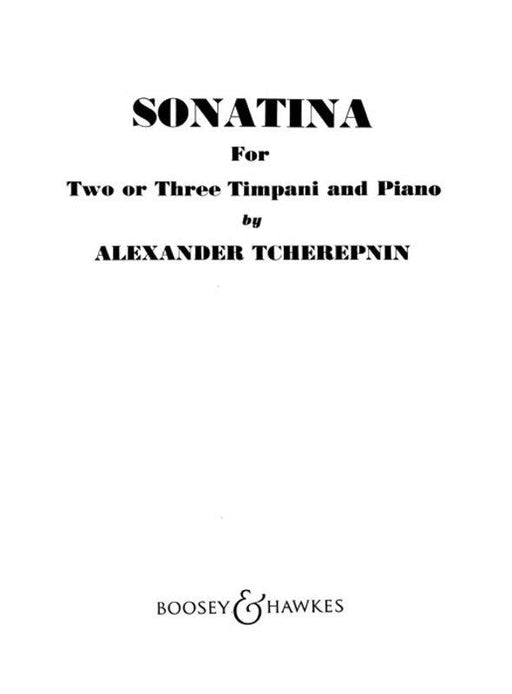Sonatina for Timpani-Percussion-Boosey & Hawkes-Engadine Music