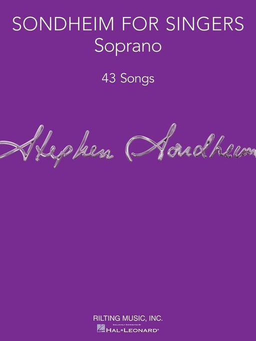 Sondheim for Singers, Soprano-Vocal-Rilting Music, Inc.-Engadine Music