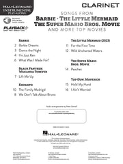 Songs from Barbie, The Little Mermaid, The Super Mario Bros and More Top Movies for Clarinet