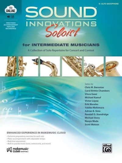 Sound Innovations Soloist Intermediate for Alto Sax - Book/OLM