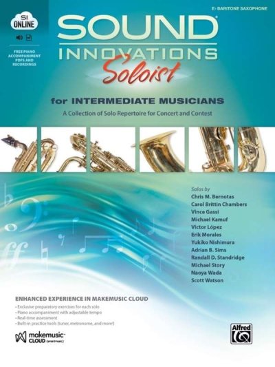 Sound Innovations Soloist Intermediate for Baritone  Sax - Book/OLM