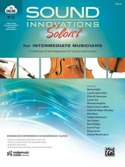 Sound Innovations Soloist Intermediate for Cello - Book/OLM