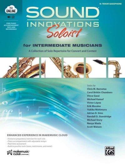 Sound Innovations Soloist Intermediate for Tenor Sax - Book/OLM