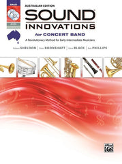 Sound Innovations for Concert Band Australian Version Book 2 - Percussion (Snare Drum, Bass Drum & Accessories)