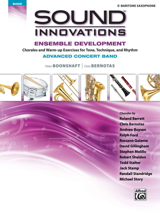 Sound Innovations for Concert Band Ensemble Development for Advanced Concert Band - Baritone Saxophone