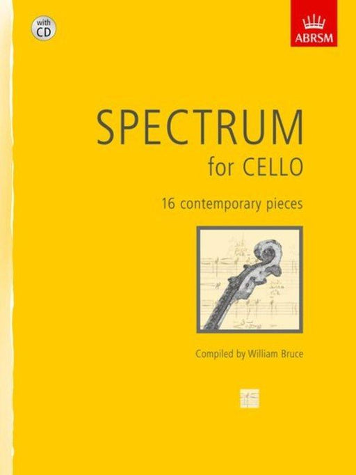 Spectrum for Cello with CD-Strings-ABRSM-Engadine Music