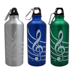 Sports Bottle Aluminium G Clef