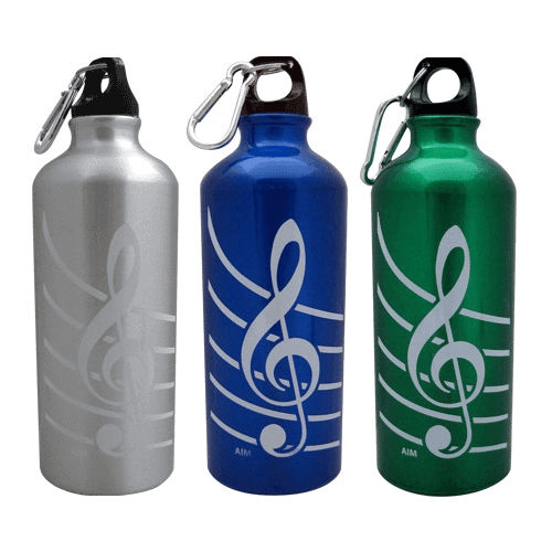 Sports Bottle Aluminium G Clef