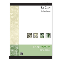 Spy Chase, Brant Karrick Concert Band Chart Grade 2-Concert Band Chart-Alfred-Engadine Music