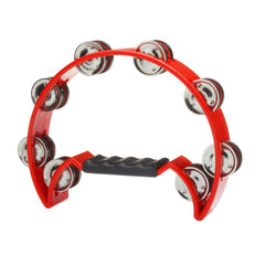 Stagg Cutaway Plastic Tambourine w/16 Jingles | Multiple Colours