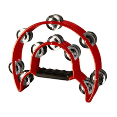Stagg Cutaway Plastic Tambourine w/20 Jingles | Multiple Colours