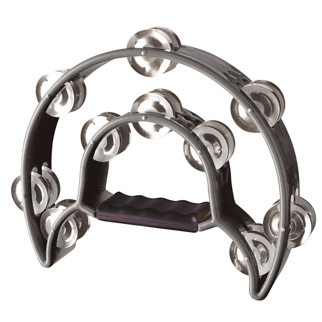 Stagg Cutaway Plastic Tambourine w/20 Jingles | Multiple Colours