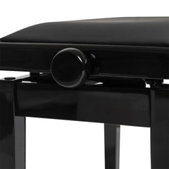 Stagg Piano Bench High Gloss w/Hydraulic Height Adjustment