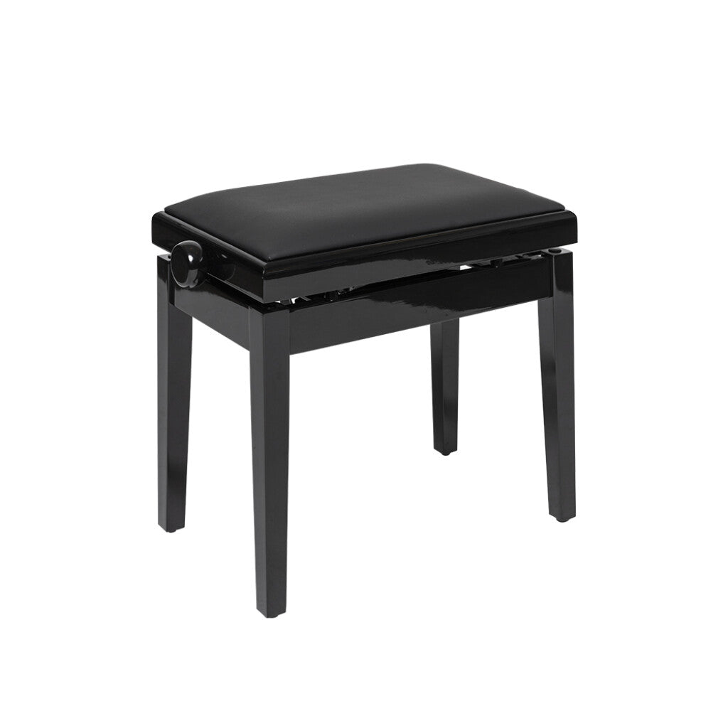 Stagg Piano Bench High Gloss w/Hydraulic Height Adjustment