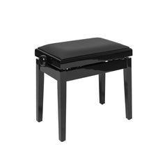 Stagg Piano Bench High Gloss w/Hydraulic Height Adjustment