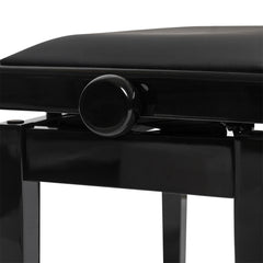 Stagg Piano Bench Highgloss w/Hydraulic Height Adjustment