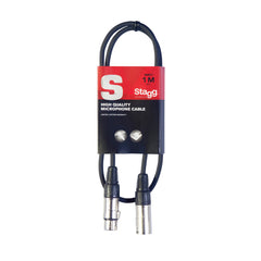 Stagg S Series Standard Mic Cable | XLRf / XLRm | Various Lengths