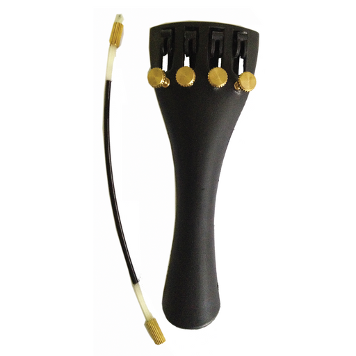Stentor Violin Tailpiece with String Adjusters & Tailpiece Gut