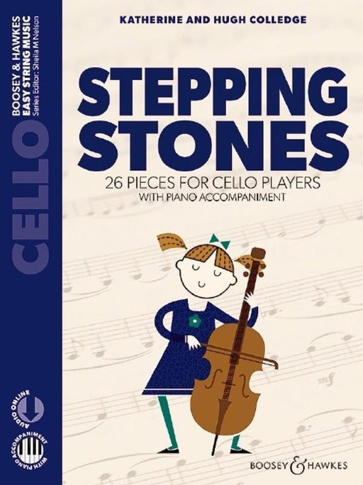 Stepping Stones - Cello Bk/Online Audio New Edition-Strings-Boosey & Hawkes-Engadine Music