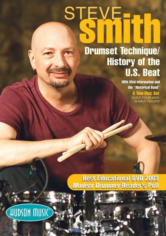 Steve Smith - Drum Set Technique/History of the U.S. Beat, DVD-CD & DVD-Hudson Music-Engadine Music