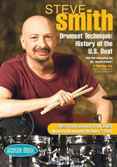 Steve Smith - Drum Set Technique/History of the U.S. Beat, DVD-CD & DVD-Hudson Music-Engadine Music