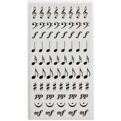 Sticker Sheet Music Symbols 2-Pack