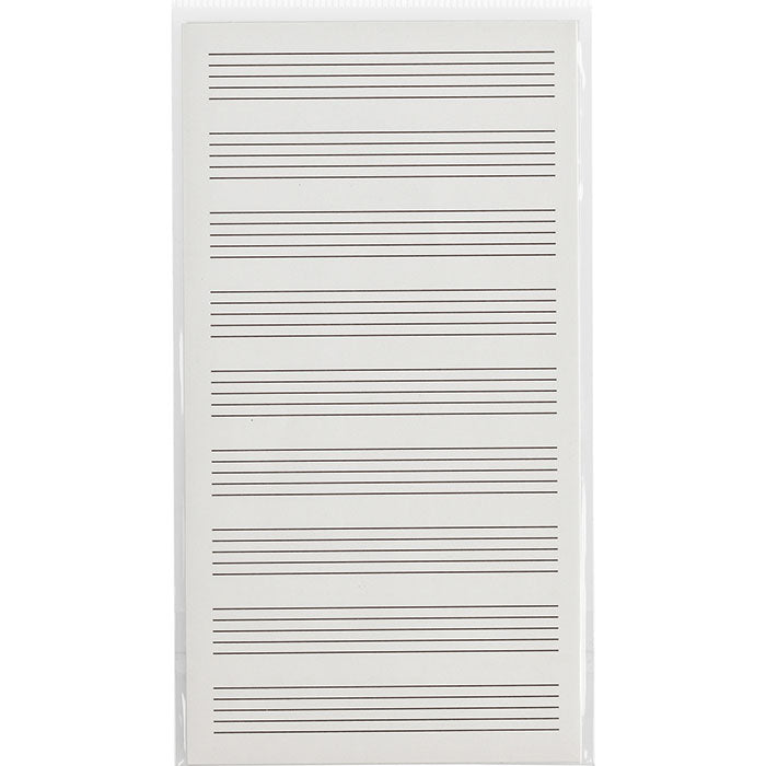 Sticker Sheet Stave Lines 2-Pack