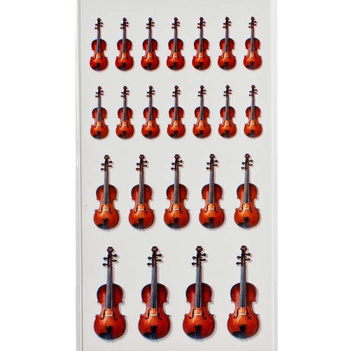 Sticker Sheet Violin 2-Pack