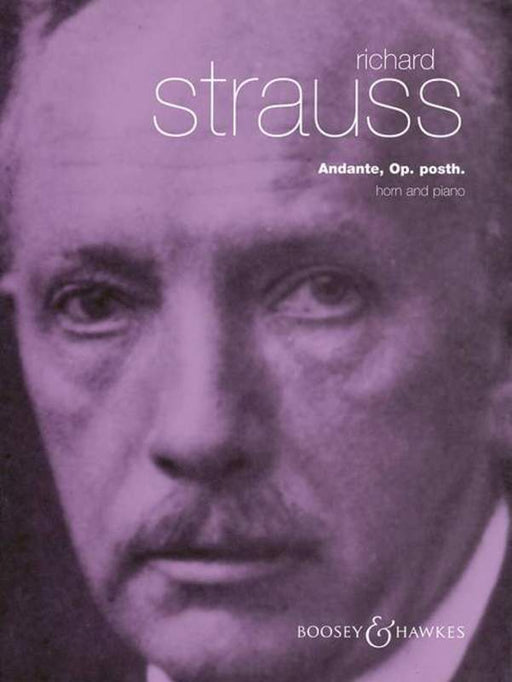 Strauss - Andante Op. Posth AV 86A, French Horn & Piano-Brass-Boosey & Hawkes-Engadine Music