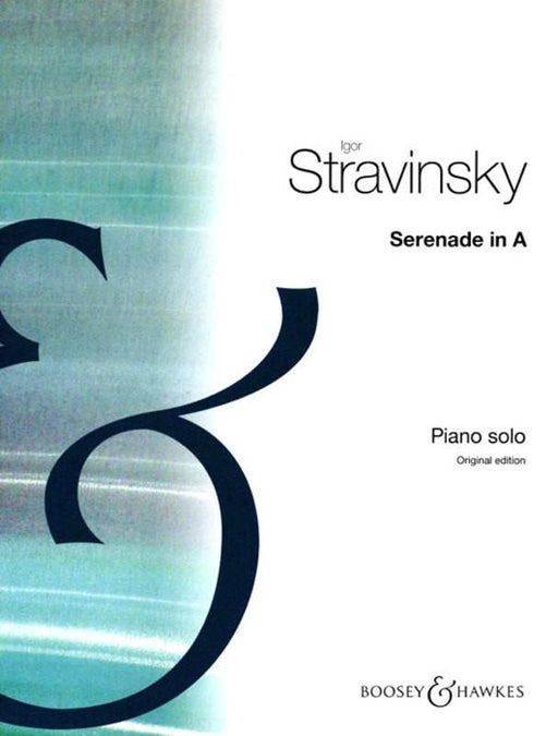 Stravinsky - Serenade in A Piano-Piano & Keyboard-Boosey & Hawkes-Engadine Music