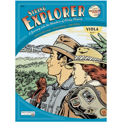 String Explorer Book 1 Viola Book/CD-Strings-Alfred-Engadine Music