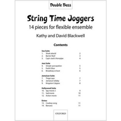 String Time Joggers Double Bass Book/CD-Strings-Oxford University Press-Engadine Music
