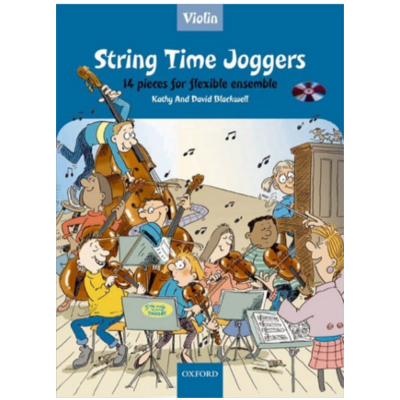 String Time Joggers Violin Book/CD-Strings-Oxford University Press-Engadine Music