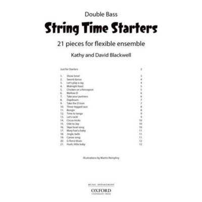 String Time Starters Double Bass-Strings-Oxford University Press-Engadine Music
