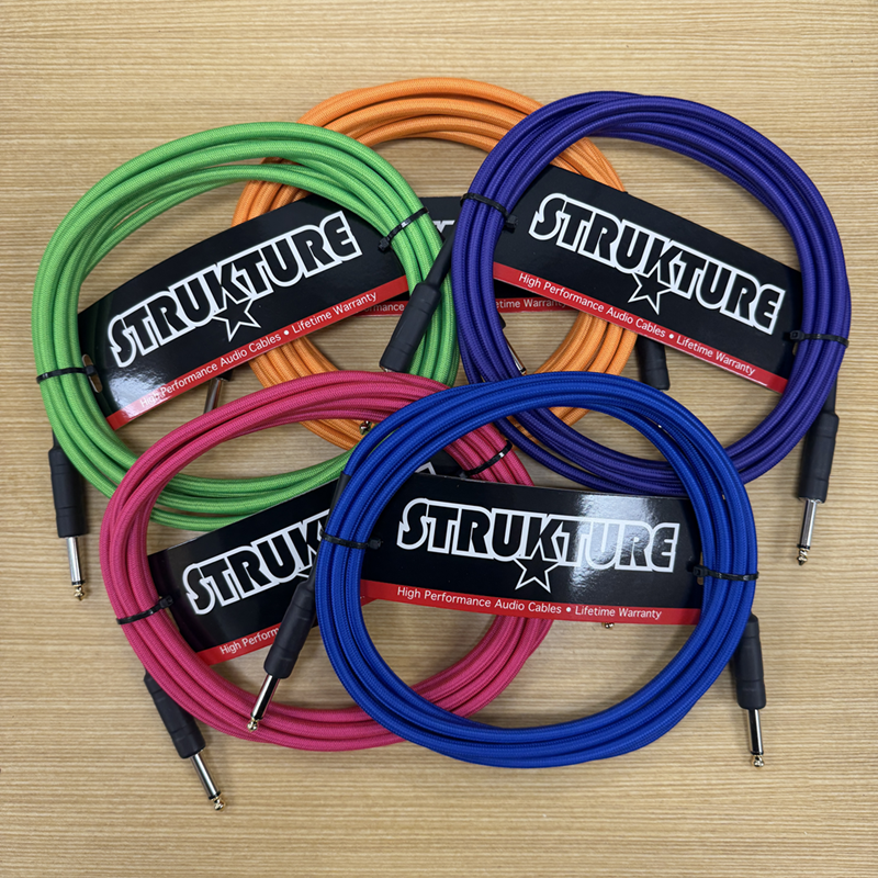 Strukture Instrument Cable, 6mm Woven - Various