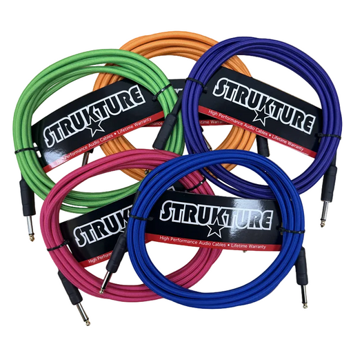 Strukture Neon Instrument Cable  - Various