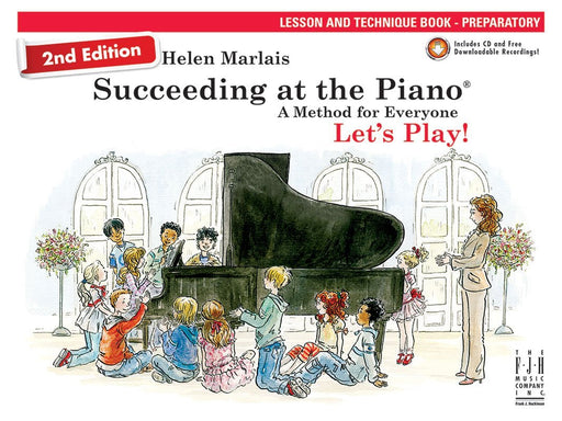 Succeeding at the Piano 2nd Edition - Preparatory Lesson & Technique Book & CD-Piano & Keyboard-FJH Music Company-Engadine Music