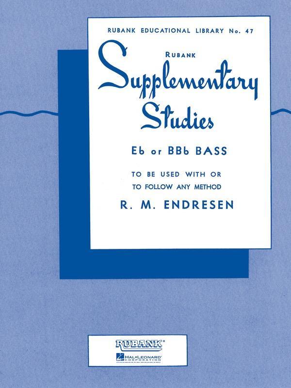 Supplementary Studies, Bass/Tuba in C (BC)-Brass-Rubank Publications-Engadine Music