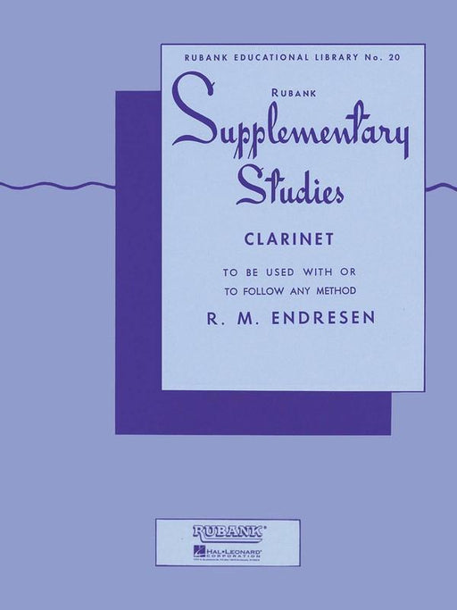Supplementary Studies - Clarinet-Woodwind-Rubank Publications-Engadine Music