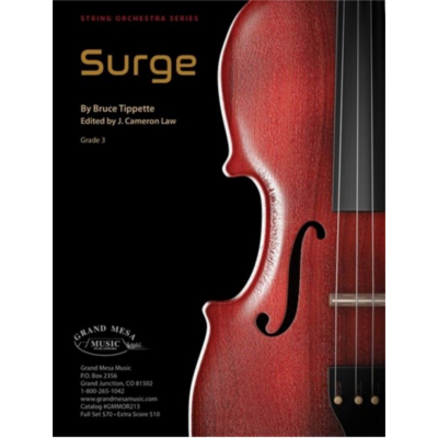 Surge, Bruce Tippette String Orchestra Grade 3-String Orchestra-Grand Mesa Music-Engadine Music