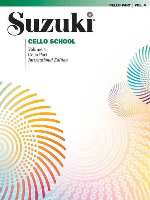 Suzuki Cello School Volume 4 - Cello Book-Strings-Alfred-Engadine Music