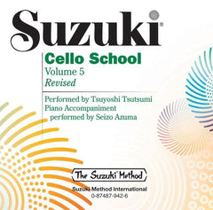 Suzuki Cello School Volume 5 - Cello - Various
