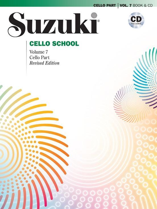 Suzuki Cello School Volume 7 - Cello Book & CD-Strings-Alfred-Engadine Music