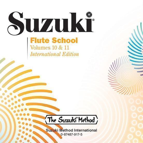 Suzuki Flute School Volume 10 & 11 - Piano Accompaniment CD