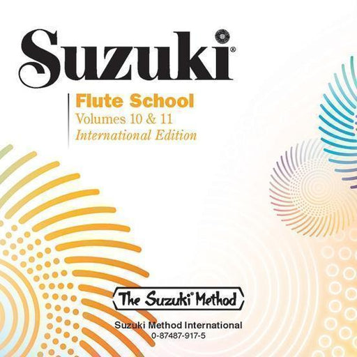 Suzuki Flute School Volume 10 & 11 - Piano Accompaniment CD