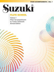 Suzuki Flute School Volume 7 - Piano Accompaniment (Revised Edition)-Woodwind-Alfred-Engadine Music